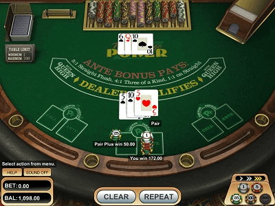 Triple Edge Poker Betsoft Gaming