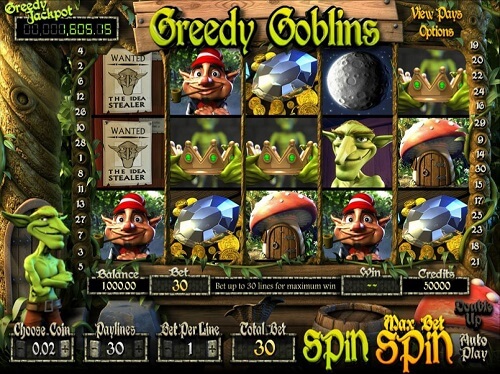 Greedy Goblins Slot Reels