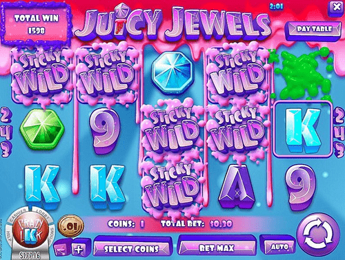 Juicy Jewels Slot Reels