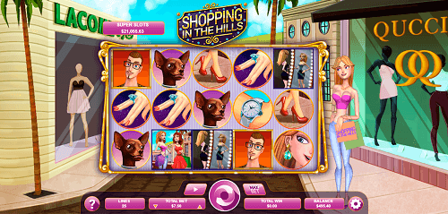 shopping in the hills slot