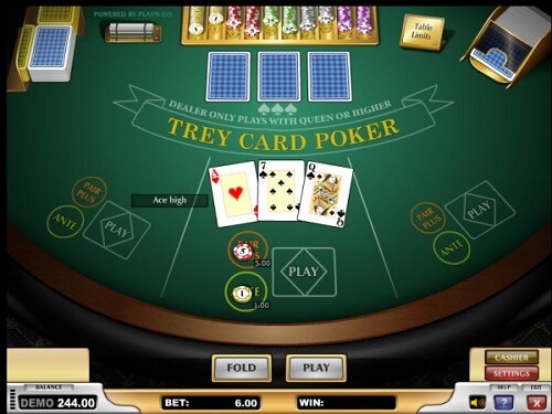 three card poker strategy