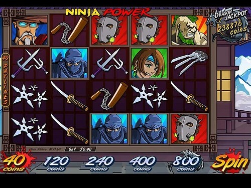 slotland NinjaPower slot machine