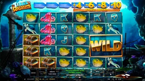 tidal riches slot game