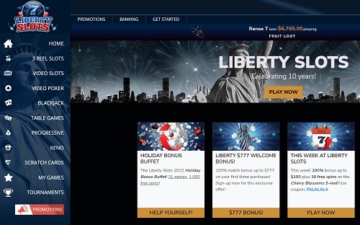 liberty slots casino homepage