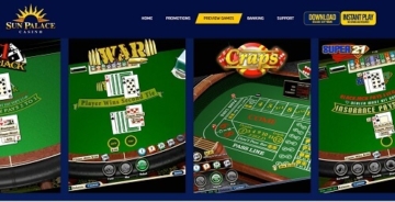 sun palace casino homepage
