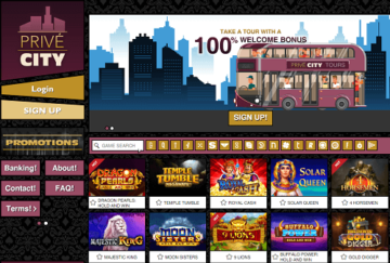 privecity casino homepage