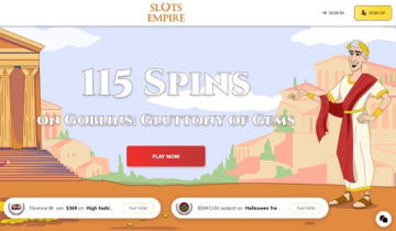 slots empire casino homepage