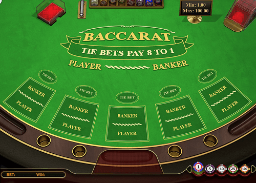 decks do casinos use for baccarat