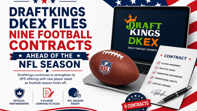 DraftKings’ DKeX Files Nine Football Contracts Ahead of the NFL Season