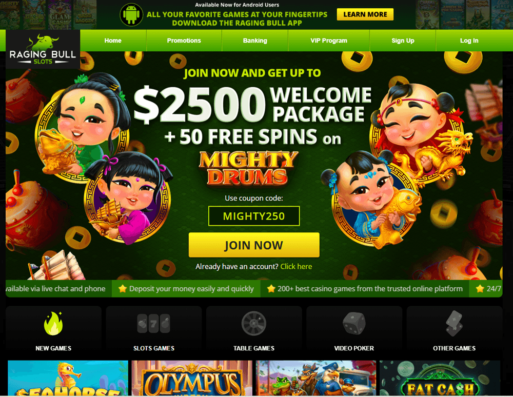 Raging Bull Offshore Casino Raging Bull Offshore Casino