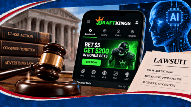 DraftKings AI Lawsuit Deepens Scrutiny of Sportsbook Promotions